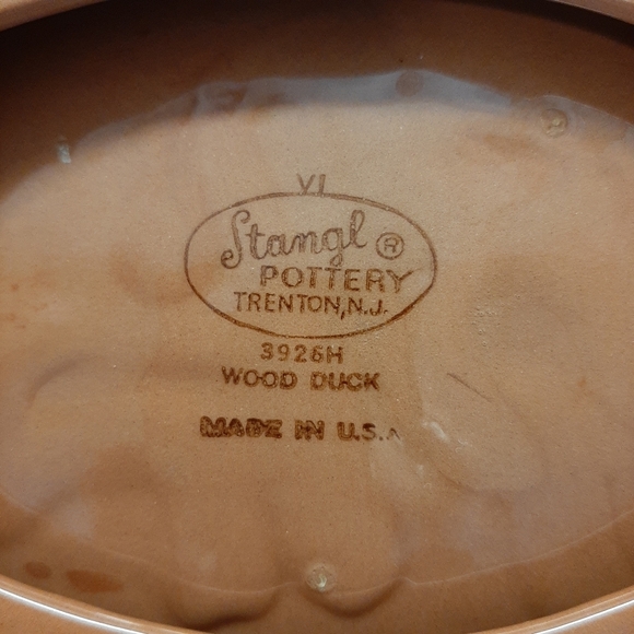 STANGL POTTERY WOOD DUCK ASHTRAY - Picture 3 of 7